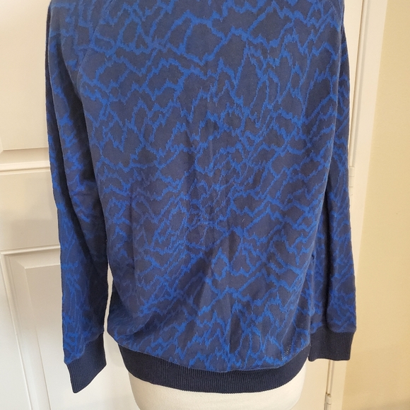 Made & Crafted Levi's Blue Long Sleeve Sweater Women's Size 2 - Picture 3 of 7